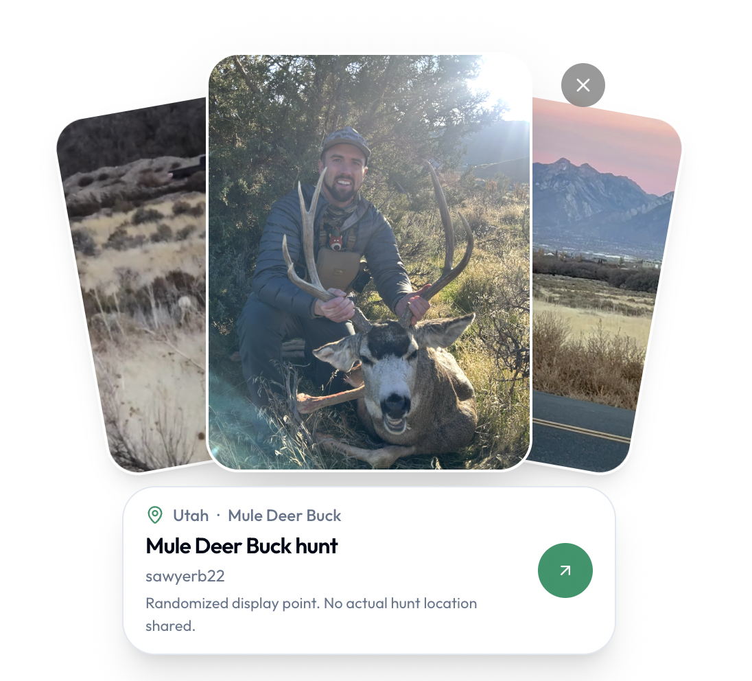 TagOutWest interface for creating a hunt story